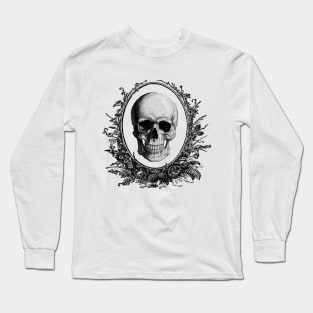 Skull and flowers Long Sleeve T-Shirt